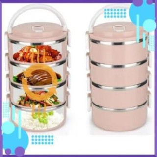 Cặp lồng cơm - Cà mên 4 tầng lúa mạch(4 TẦNG - LÚA MẠCH)