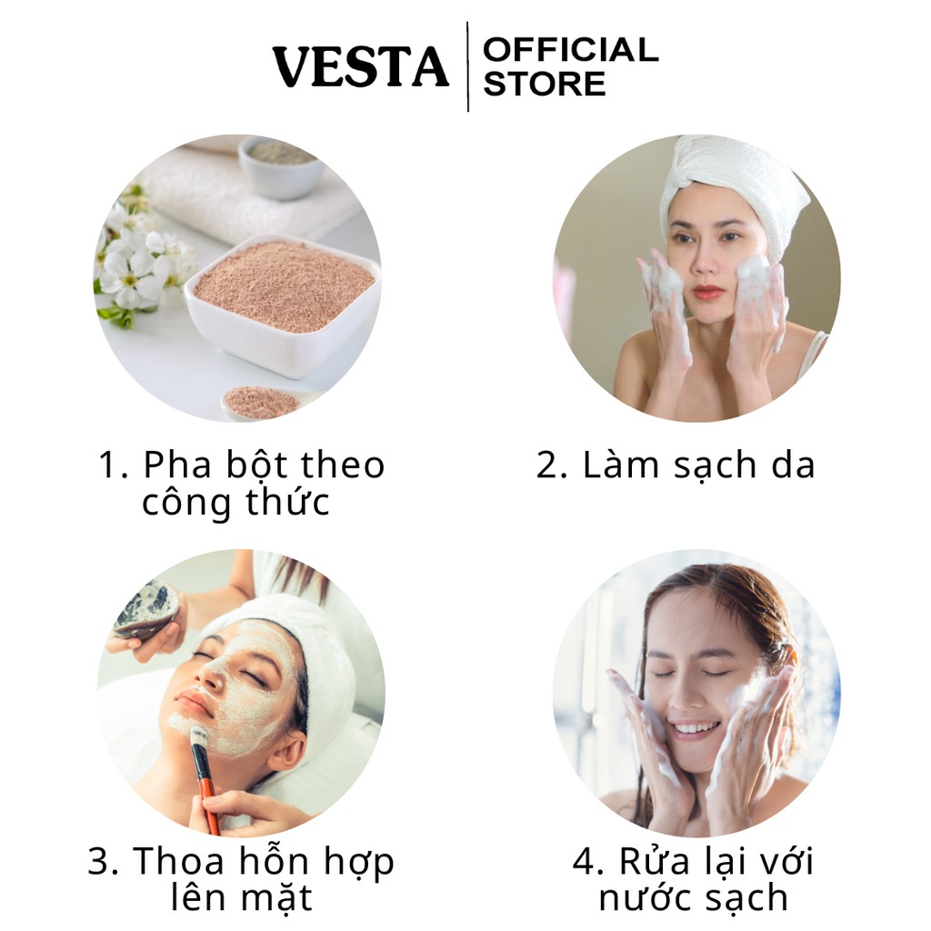 Mask Dẻo Cherry Dâu 𝑭𝒓𝒆𝒆𝒔𝒉𝒊𝒑 Bột Mặt Nạ Tươi Nguyên Chất Vesta 100gr