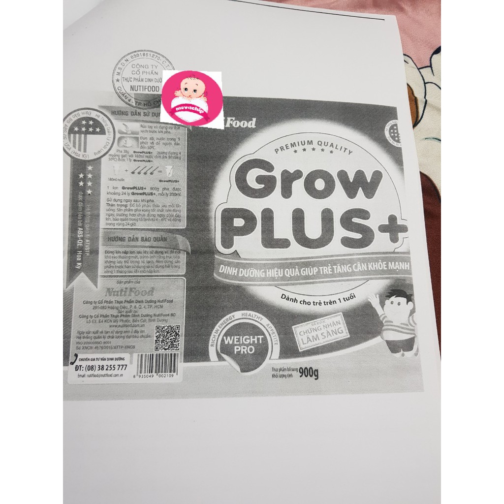 SỮA NUTIFOOD GROW PLUS XANH MẪU MỚI HỘP GIẤY 400G DÀNH CHO TRẺ MUỐN TĂNG CÂN