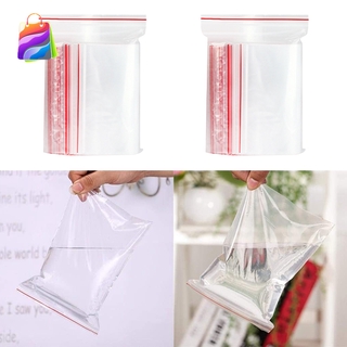 Bộ 100 Túi Zip Trong Suốt Đựng Thực Phẩm