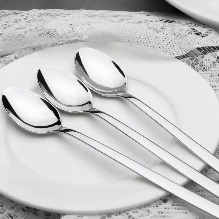 muỗng inox cán dài