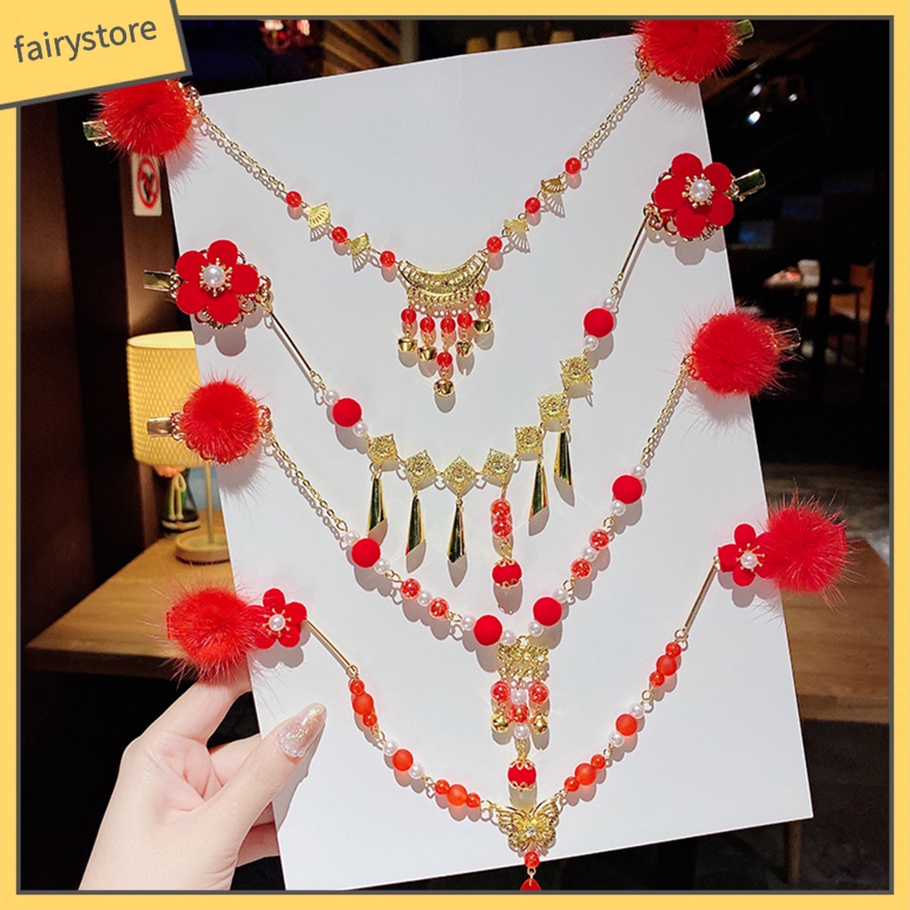 Cài Tóc Handmade Phong Cách Trung Hoa Cho Bé Gái