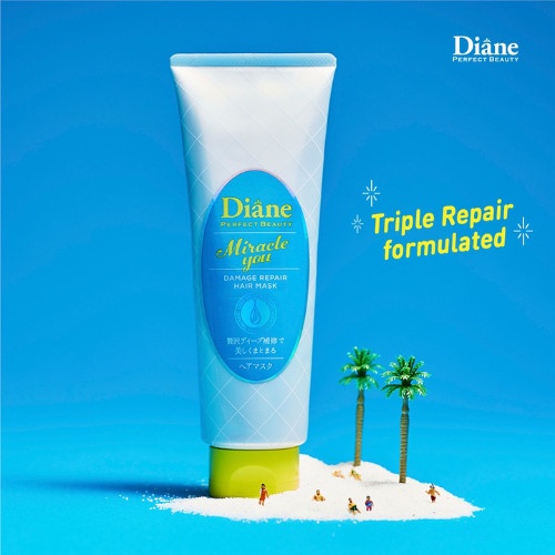 Mặt nạ tóc dành cho tóc nhuộm tẩy Diane Miracle You Damage Repair Hair Mask