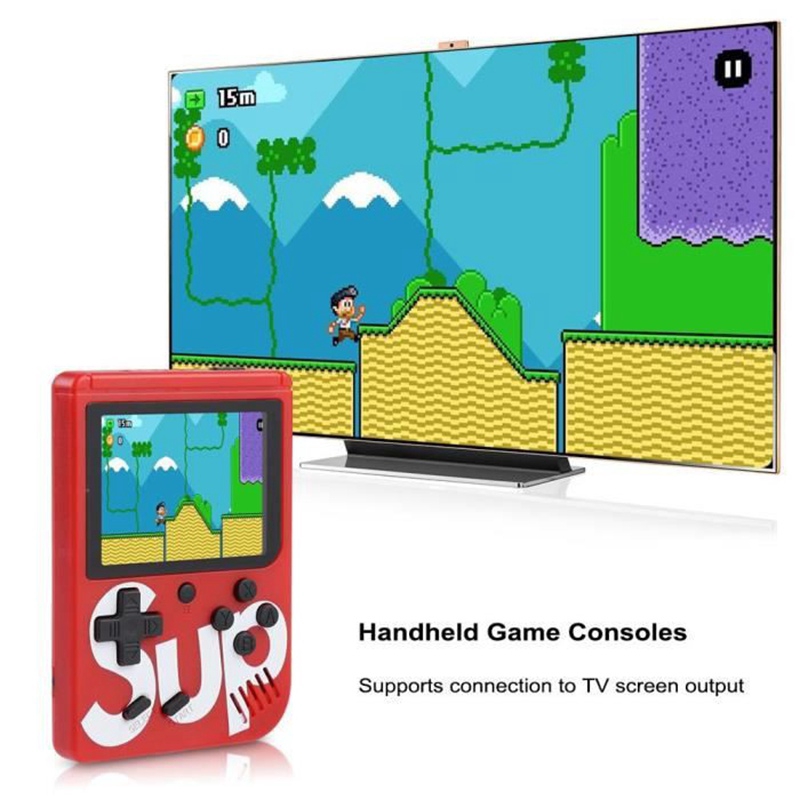 Máy Chơi game Bỏ Túi 8 bit 3.0 inch Cầm Tay Cổ Điển 400 Trò Chơi