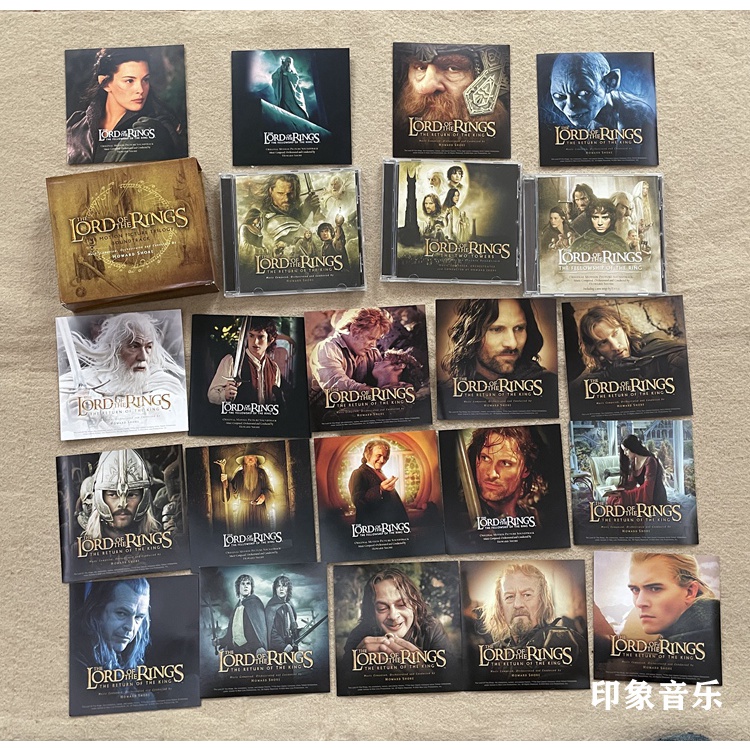 Đĩa cd album lord of the rings the rings the rings trilogy Chính Hãng album 3cd