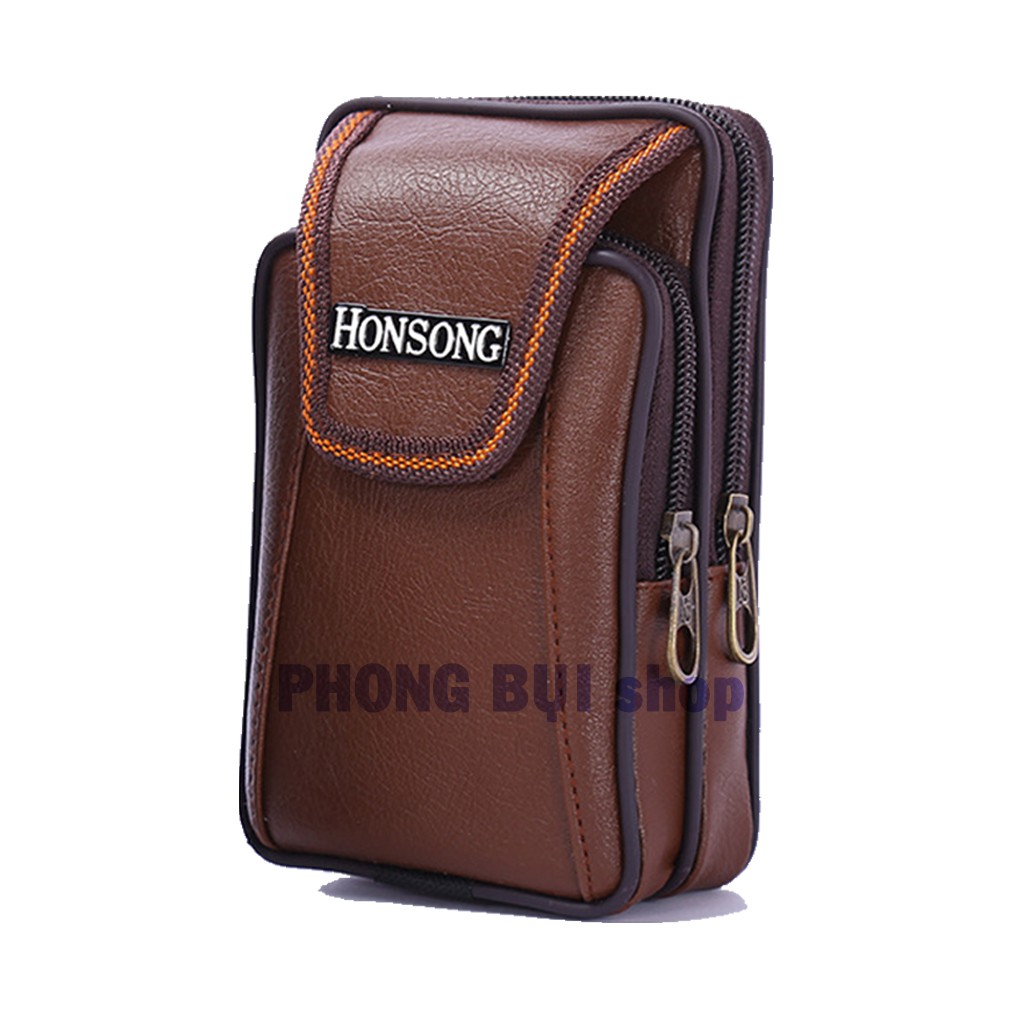 Túi Da Nam Đeo Hông Đeo Bụng Dáng Mini Tiện Lợi Đựng Điện Thoại Ví Nhỏ Gọn | BigBuy360 - bigbuy360.vn