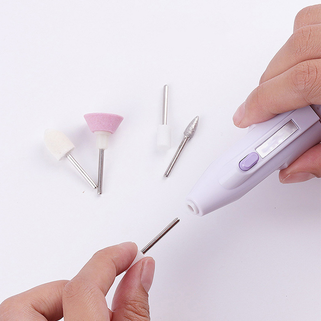 [Hàng mới về] Bộ Bút Mài Đánh Bóng Móng Tay Bằng Điện Tiện Dụng Chất Lượng Cao