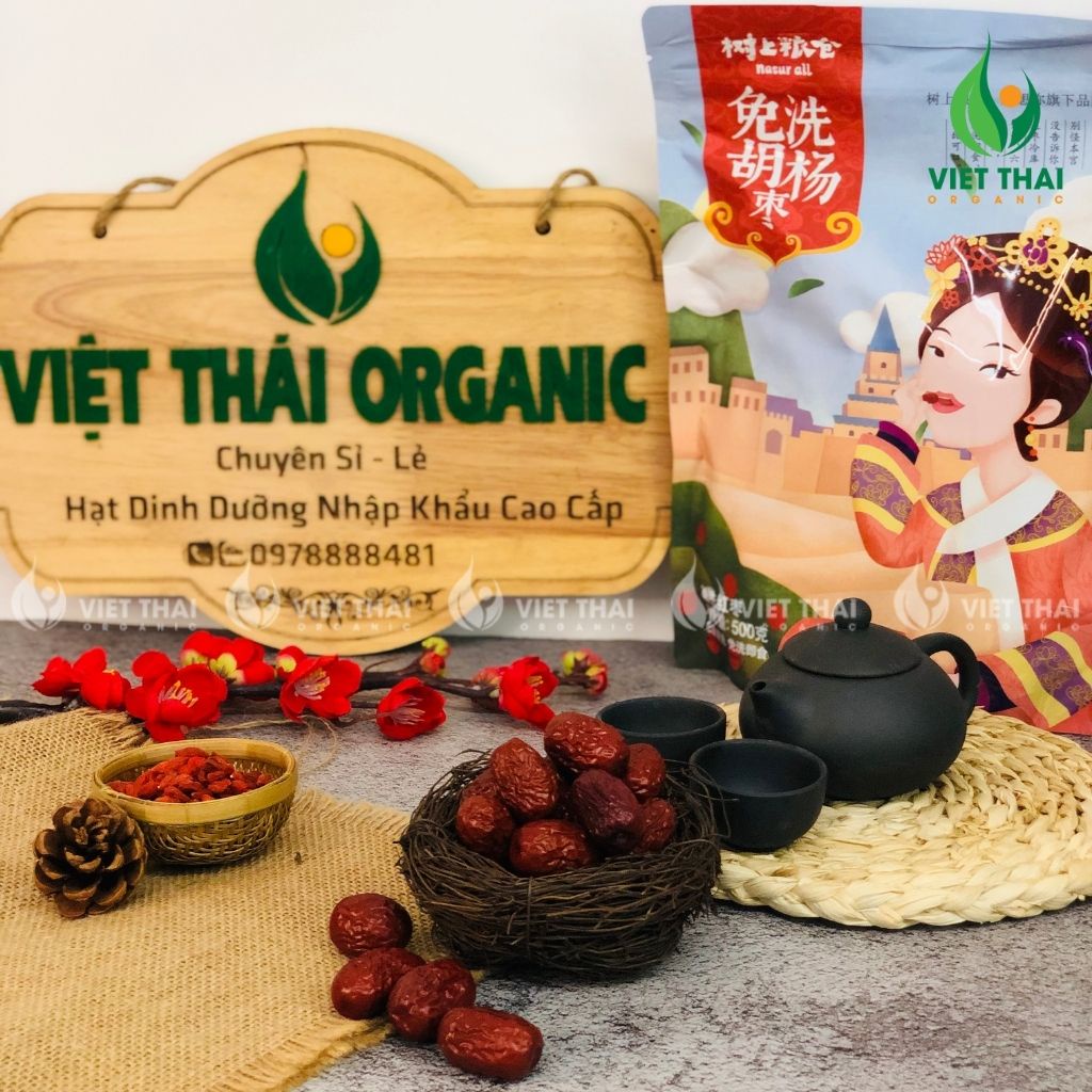 [CHẤT LƯỢNG] Táo đỏ Tân Cương, táo khô 500g Thực Phẩm Vàng Bổi Bổ Sức Khoẻ, Đẹp Dáng, Đẹp Da