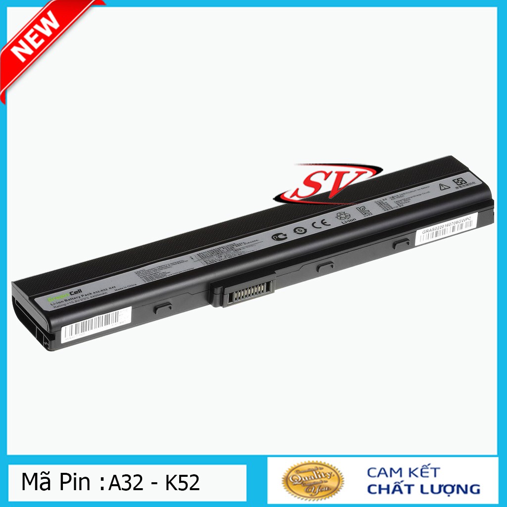 Pin Laptop Asus K52 K42 K62 A40 A42 A52 A62 A40JA A42D A52F B53 F85 F86 X42 X52 X67 X5 X8 P42 P52 P62 P82 N82