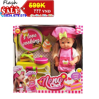 Búp Bê Đầu Bếp Nena Bambolina 36cm