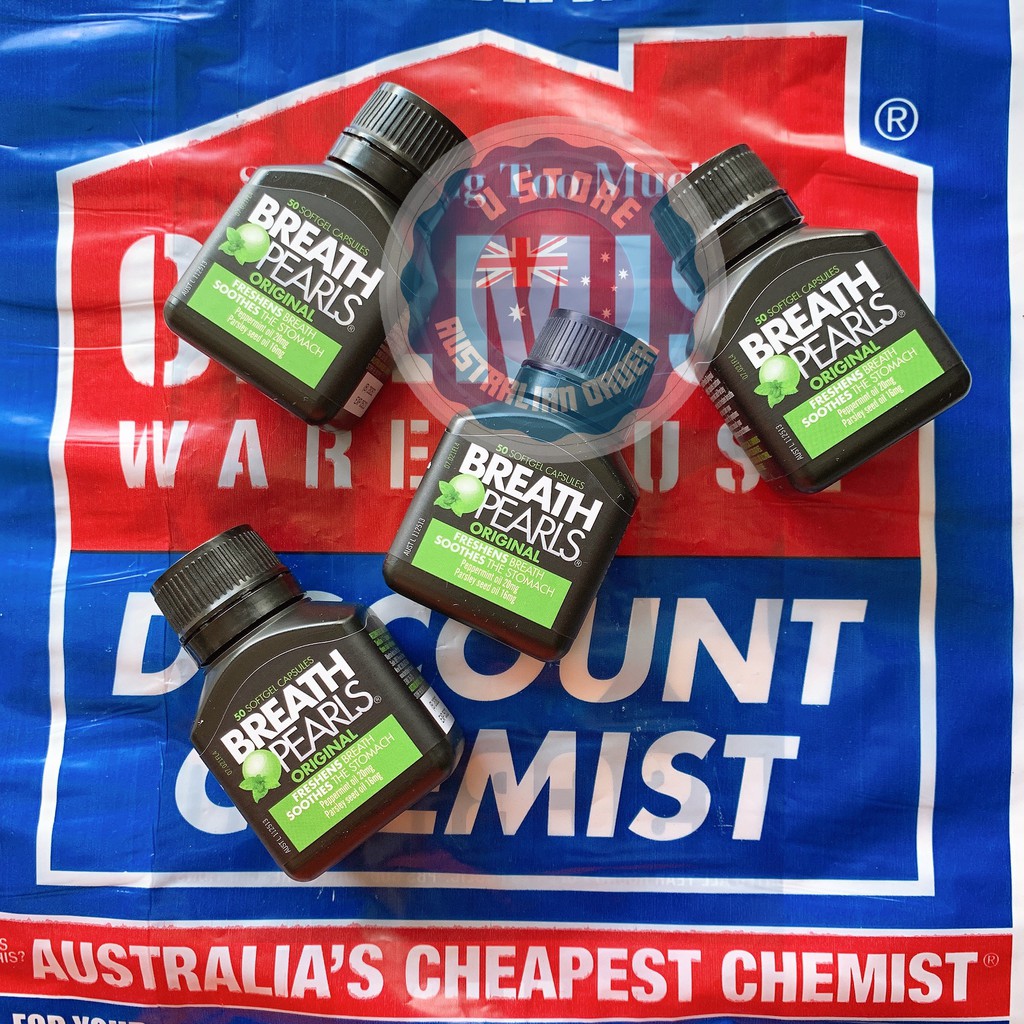 Viên uống hỗ trợ thơm miêng Breath Pearls 50 viên