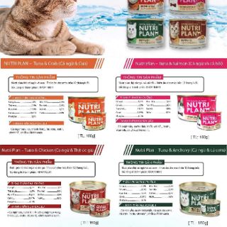 Pate Nutri Plan cho mèo 160g