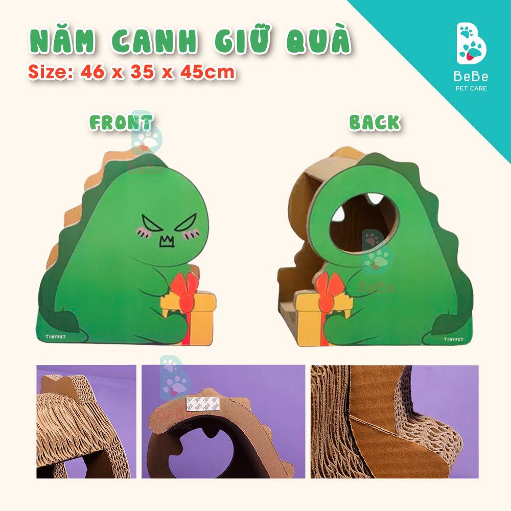 [Siêu Xinh - Siêu Khủng - Kèm Catnip] Cào Móng Khủng Long Tiên Cá Siêu To Khổng Lồ - Đồ Chơi Cho Các Boss Mèo