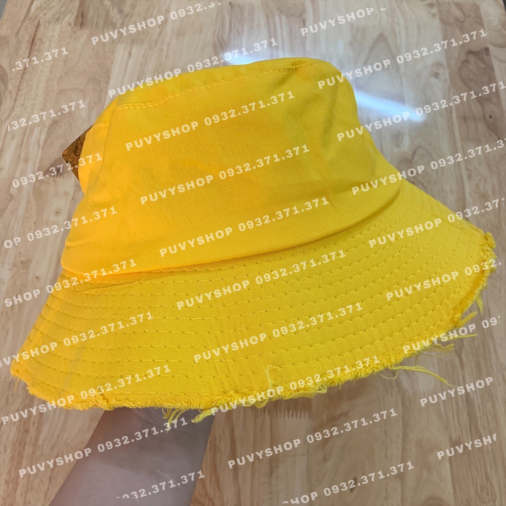 Nón bucket tai bèo vành Tua Rách unisex nam nữ cực hot basic