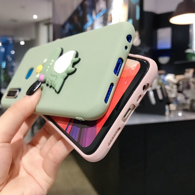 Ốp điện thoại TPU mềm hình động vật dễ thương cho Samsung S20 Ultra S10 S10e S8 S9 Plus Note 8 9 10+ | BigBuy360 - bigbuy360.vn