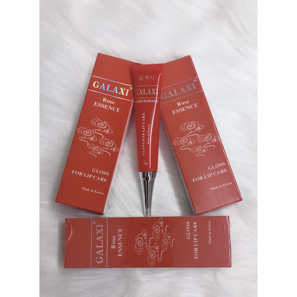 Set 3 tuýt Đỏ Cam- Dưỡng Kích màu Môi GALAXI 15ml sau phun xăm