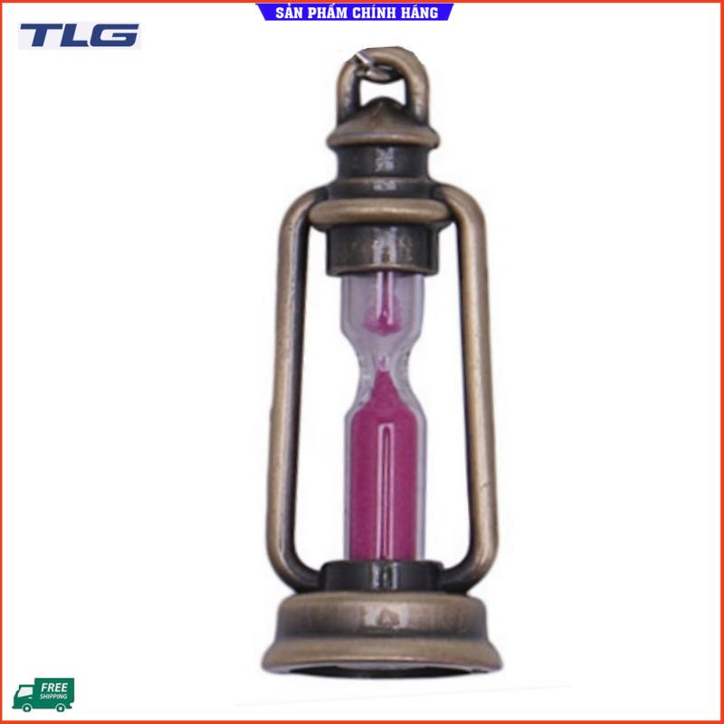 Móc chìa khóa thời gian đồng hồ cát-chất liệu xi mạ đồng (màu ngẫu nhiên) 206671-1