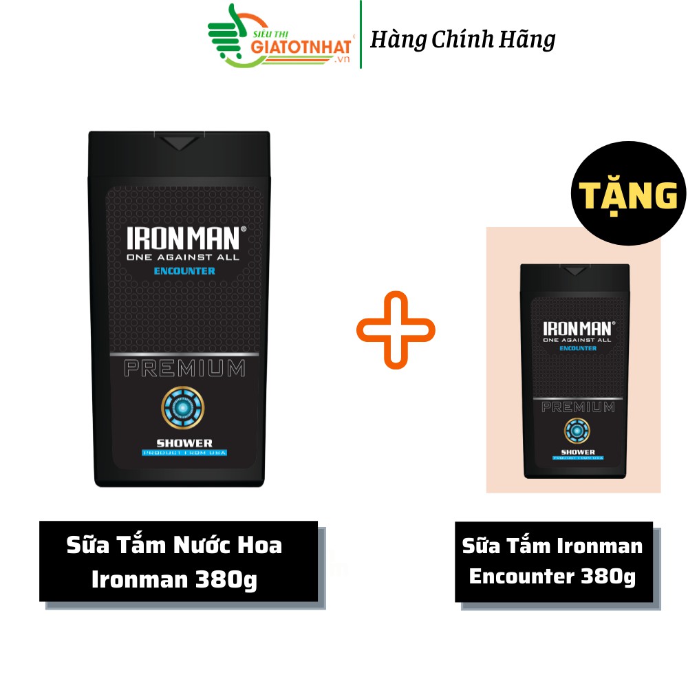 Sữa tắm hương nước hoa nam Encounter 380g Tặng sữa tắm nam dành cho da nhờn mụn Encounter 380g