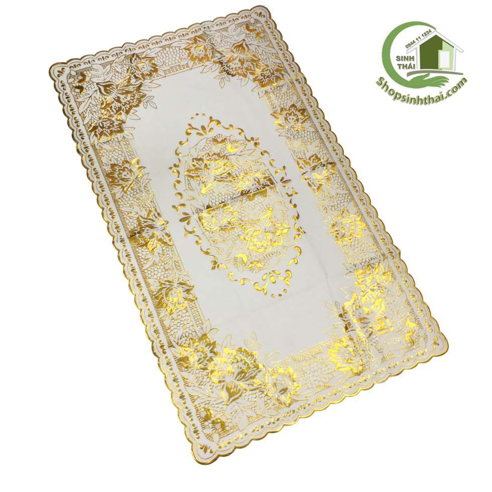 Tấm khăn trải bàn bằng nhựa không thấm nước - giao hoa văn ngẫu nhiên