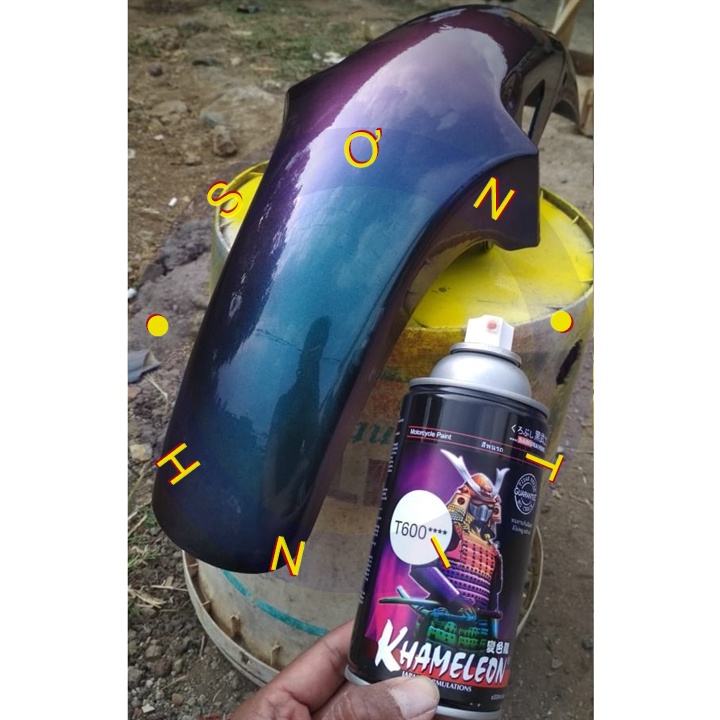 Sơn xịt Samurai màu 3D Khameleon - T600 (300ml) (cần sơn trên nền màu Đen Mờ)