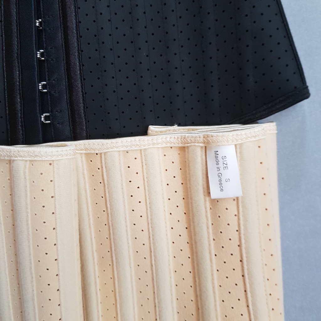 [ Hàng Chuẩn Xịn]Đai nịt bụng giảm mỡ Chuẩn Hi Lạp cao 25cm cm Hi Lạp 25 xương thông hơi( dài 29cm)