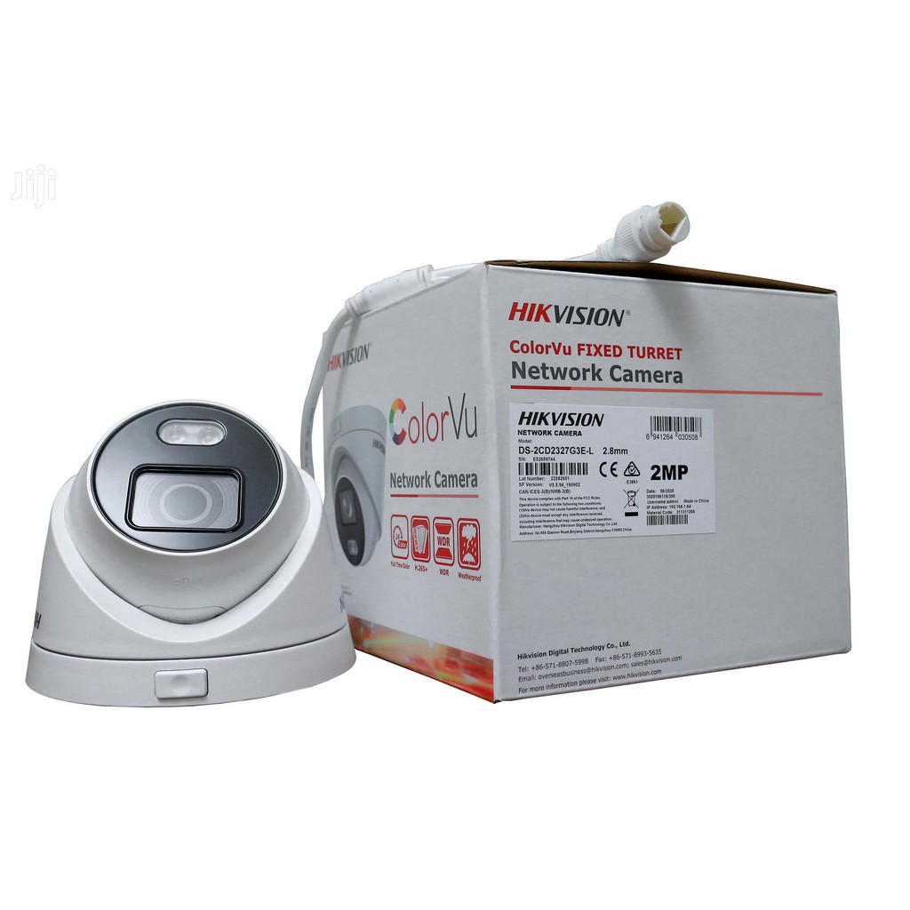 Camera IP COLORVU Dome 2.0MP HIKVISION DS-2CD2327G3E-L - Hàng chính hãng