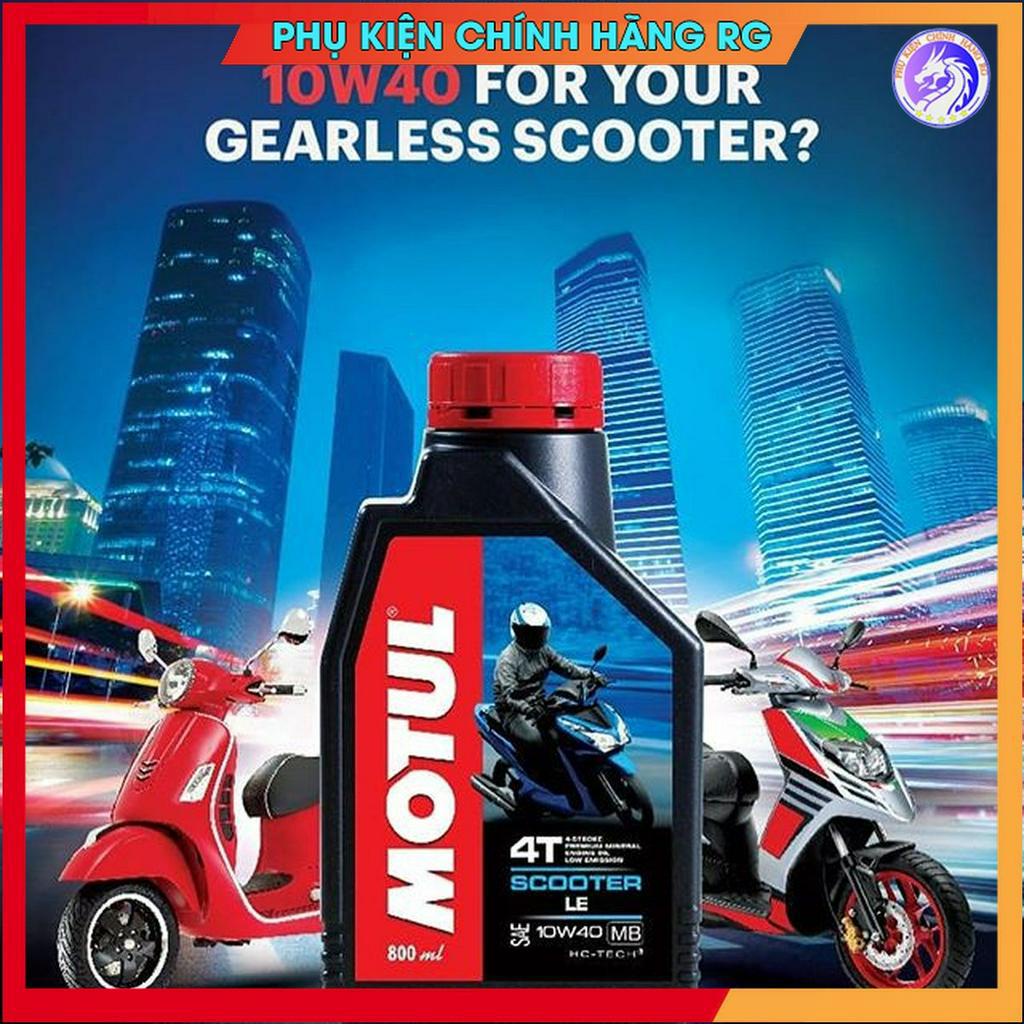 Dầu nhớt xe tay ga Motul Scooter Le 10W40