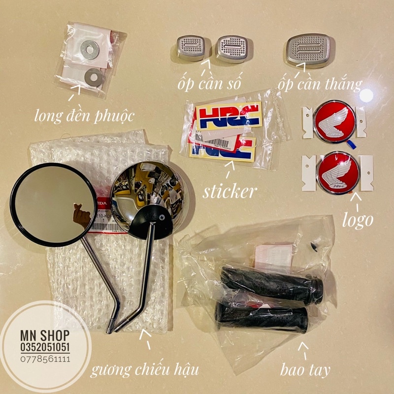 ♥ Kính/gương chiếu hậu chân 10 mm Super Cub 125