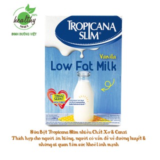Sữa Bột Ăn Kiêng Không Đường Tropicana Slim Vanilla - Tiểu Đường/Ăn Kiêng