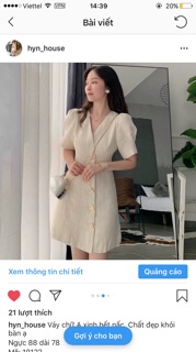 [Order] Váy tay bồng chất đẹp