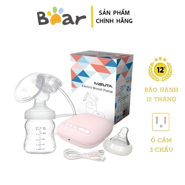Máy Hút Sữa Điện Đơn MISUTA Có Thể Điều Chỉnh 9 Mức Độ Hút - Có Chế Độ Massage Kích Tiết Sữa