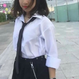 CÀ VẠT LỤA TRƠN MÀU ĐEN HOT