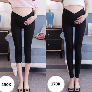 Quần legging bầu dưới bụng qtl10