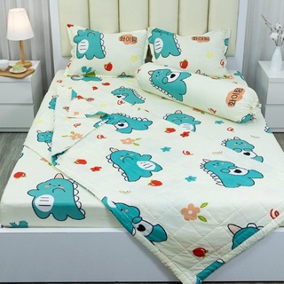 Bộ ra trải giường 1m6 1m8 x 2m chuột nâu⚡️1 drap nệm kèm 2 vỏ gối nằm 45 x 65 cm- CAISHOPQUEN