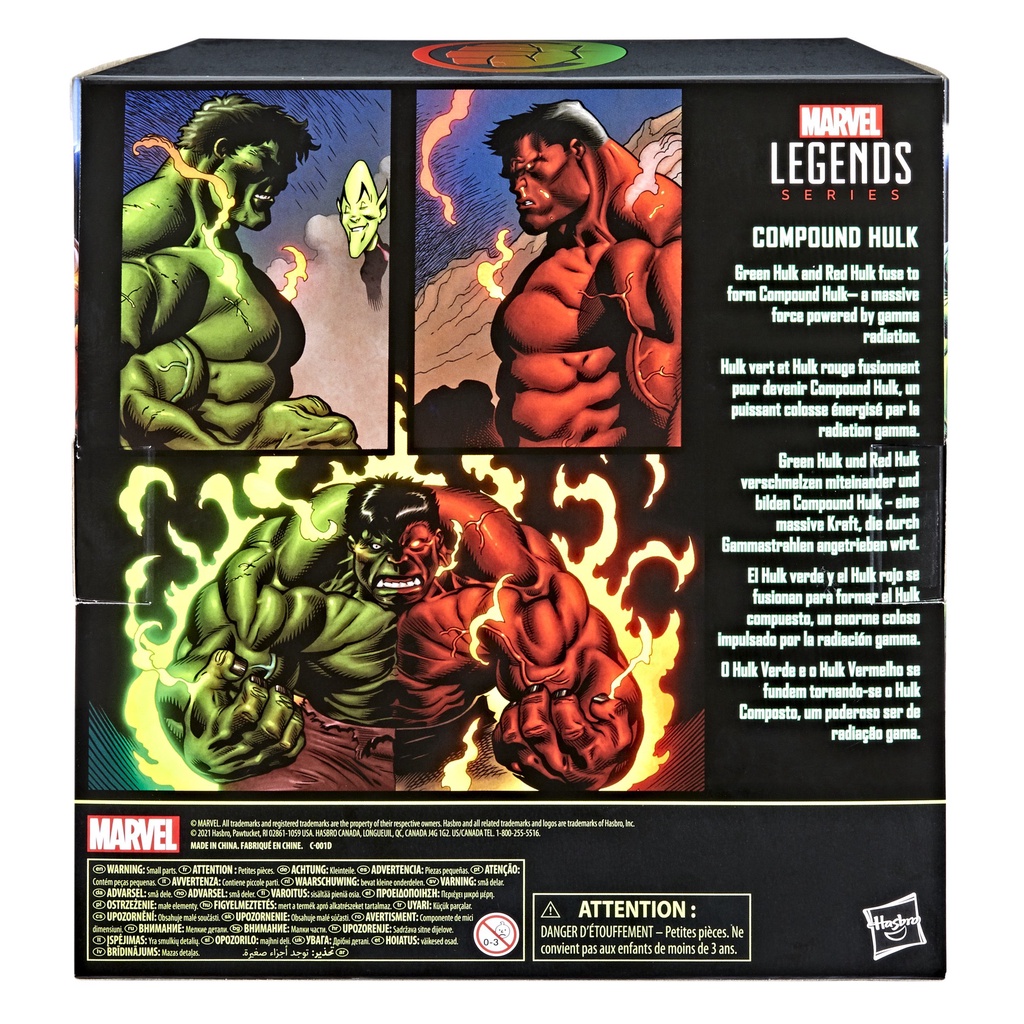 Mô hình Hulk COMPOUND Chính hãng Marvel Legends