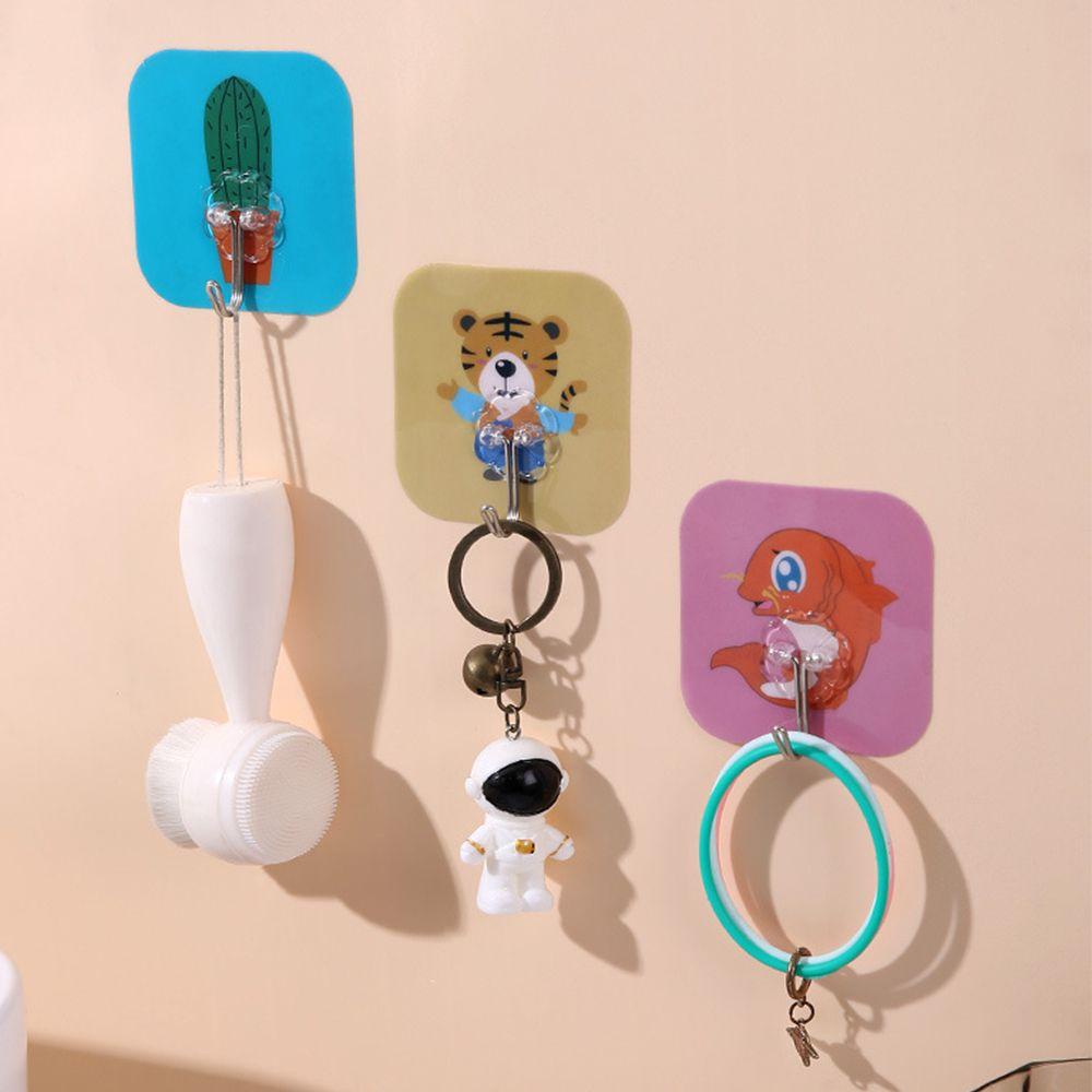 ESPO Móc Treo Đồ Dán Tường Không Cần Khoan Màu Sắc Ngẫu Nhiên