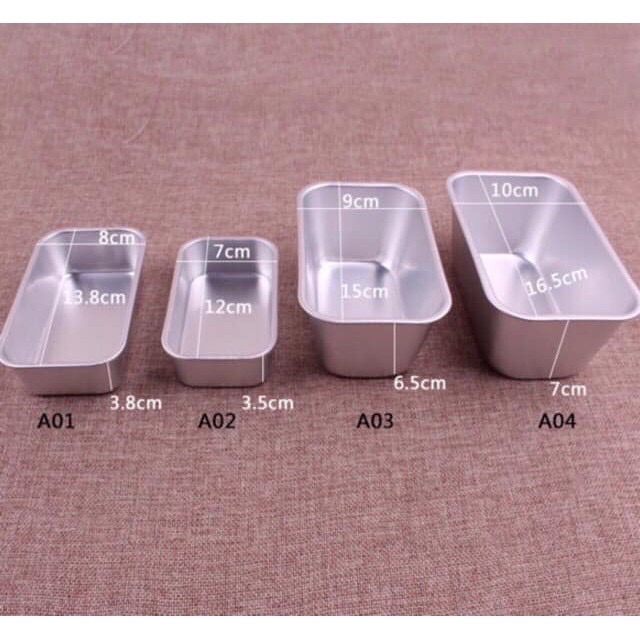 Khuôn loaf nhôm A4 ( MS4)