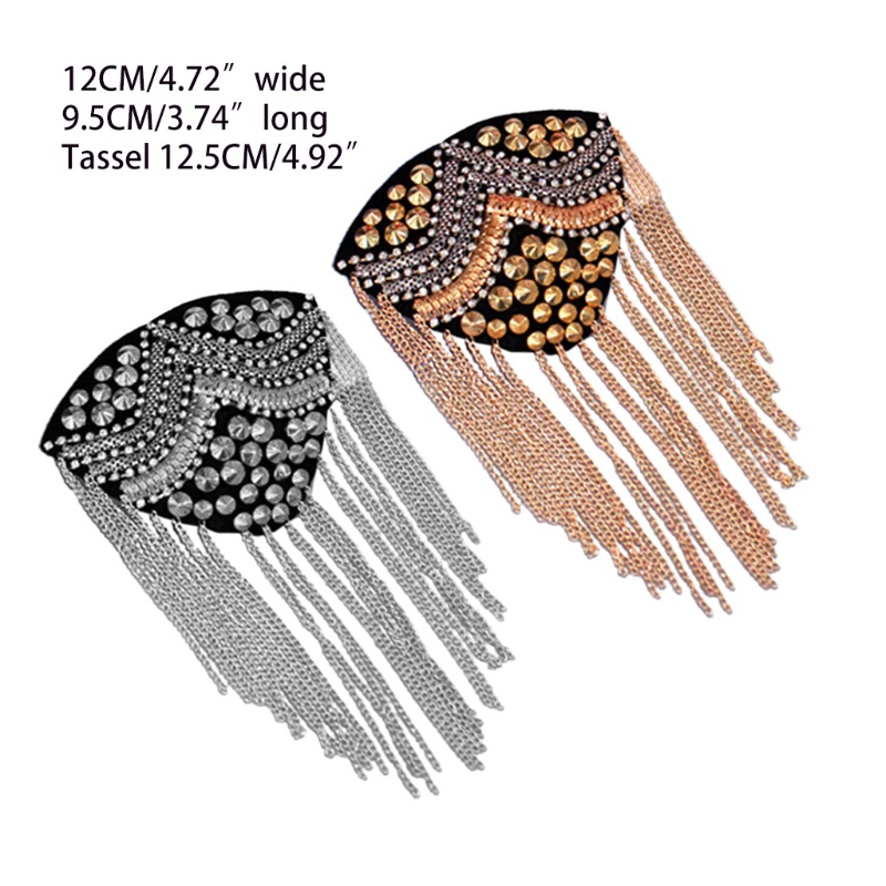 Trâm cài vai hình biểu tượng Epaulette trọng lượng nhẹ bền bỉ thời trang sang trọng