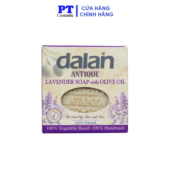 Xà Phòng Cục Tắm Gội DALAN Lavender &amp; Dầu Olive - Dalan Antique Lavender Soap With Olive Oil 150g
