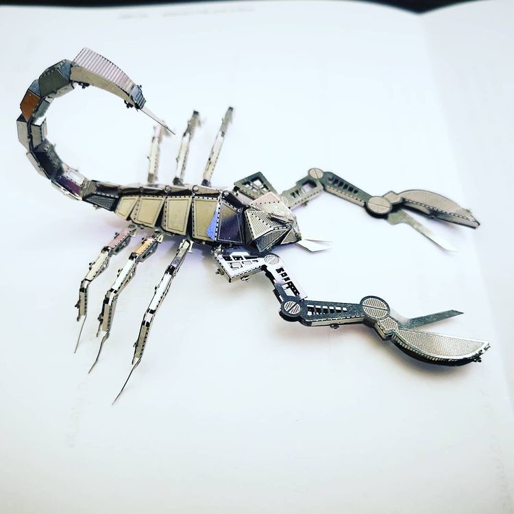 Mô Hình Kim Loại Lắp Ráp 3D Metal Mosaic Bọ Cạp Scorpion [chưa ráp]