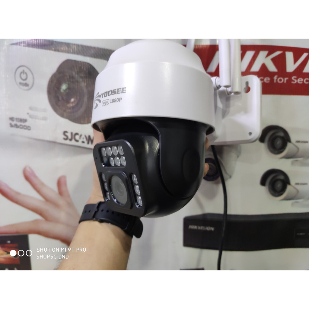 Yoosee camera 3.0Mpx quay đêm có màu - Camera wifi yoosee ngoài trời 4 râu 14 led - 4 anten - 3Mpx | BigBuy360 - bigbuy360.vn