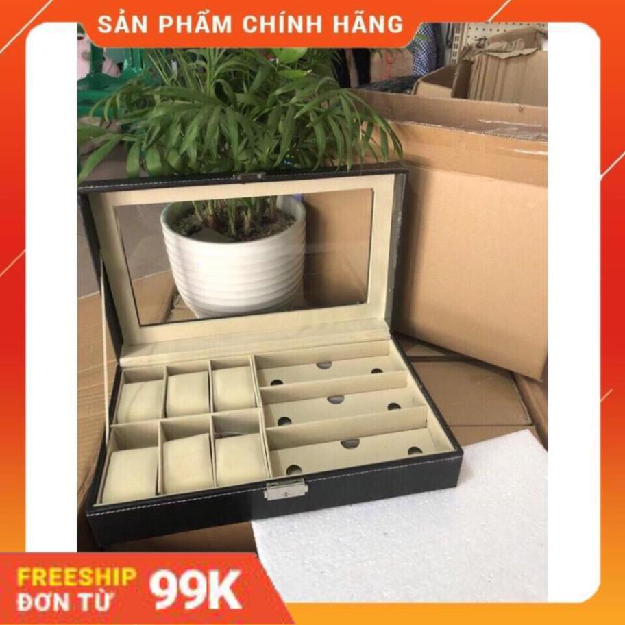 [Giảm 50%]  Hộp đựng đồng hồ mắt kính cao cấp