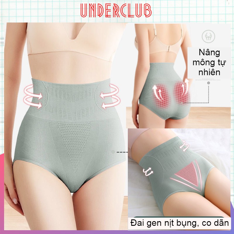 Quần lót nữ cotton kháng khuẩn cạp cao nịt bụng LAMODE, quần nịt bụng cotton siêu co dãn | BigBuy360 - bigbuy360.vn