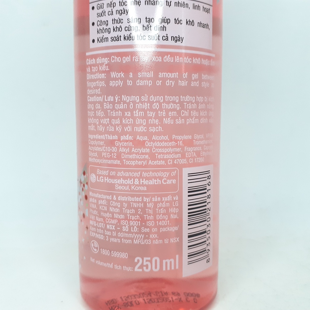 Keo xịt / xịt dưỡng tóc / Gel dưỡng tóc Double Rich