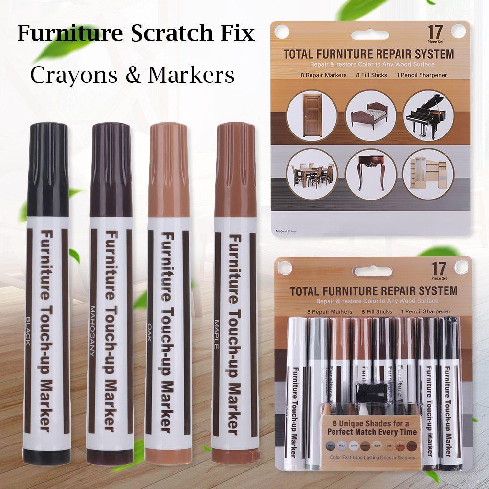 KUNHEV Set 2 / 3 / 12 / 17 Miếng Dán Sửa Chữa Đồ Nội Thất Gỗ Chống Trầy Xước Tiện Dụng