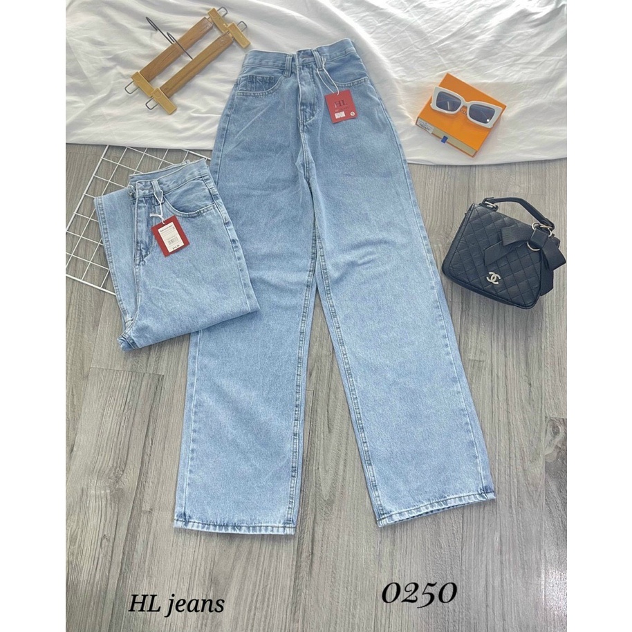 QUẦN JEANS ỐNG RỘNG NỮ LƯNG CAO LAI CUỐN MÀU TRẮNG MÀU ĐEN MÀU XANH XÁM LAI CUỐN CỰC CAO CẤP XỊN SÒ HADI PHÁ CÁCH