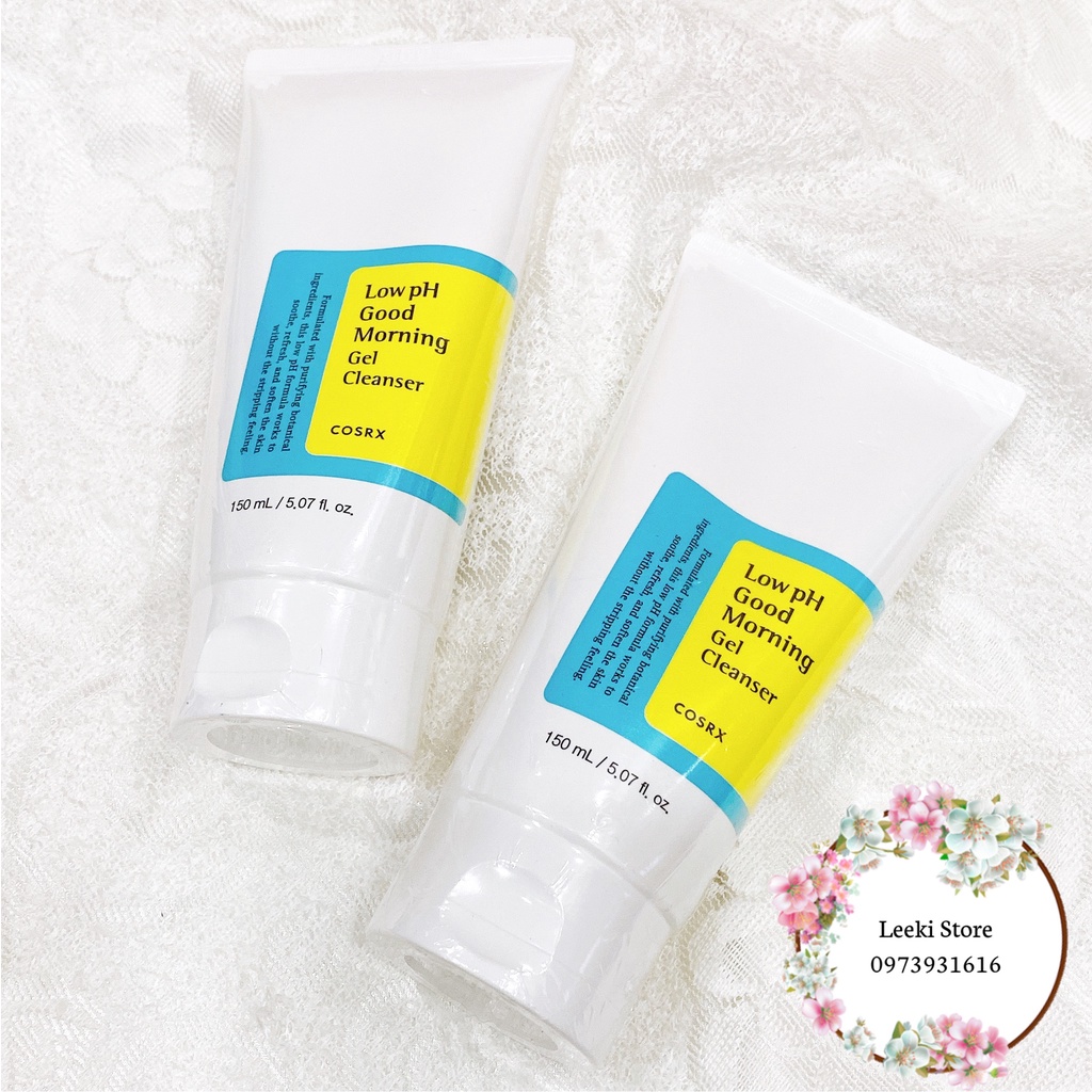 Sữa Rửa Mặt Cosrx Low PH Good Morning Gel Cleanser Dạng Gel Chiết Từ Dầu Cây Trà