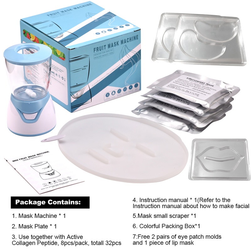 1 Set Máy Làm Mặt Nạ Rau Củ Quả Tự Nhiên DIY