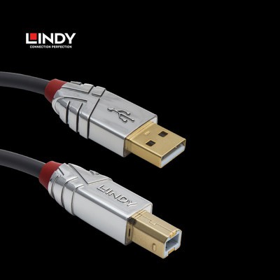 Cáp USB LINDY 2.0 của Đức mạ Vàng Cáp dữ liệu cổng vuông tốc độ cao di chuyển cáp cứng 1/2/3m