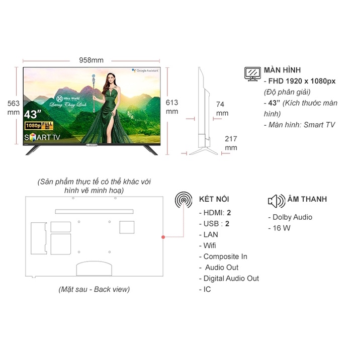 SMART TIVI CASPER 43INH 43FX6200 | BigBuy360 - bigbuy360.vn